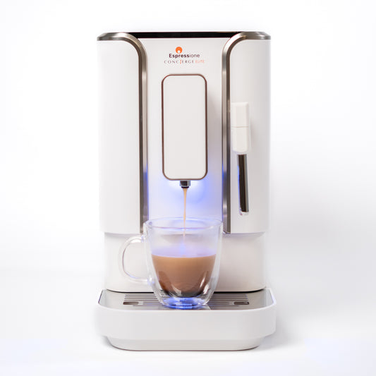 Concierge Elite Fully Automatic Espresso Machine Diamond White - Espressione